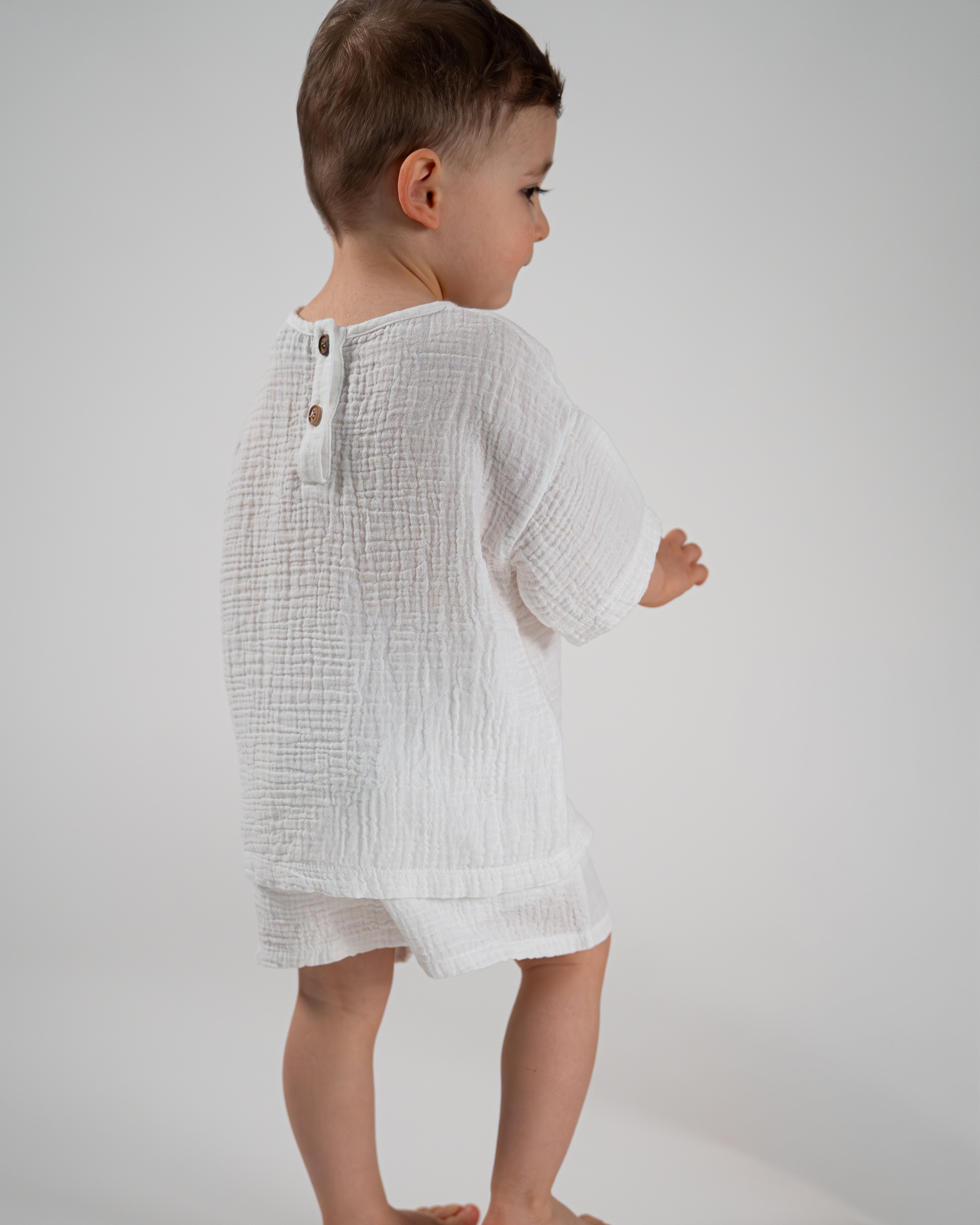 T-Shirt Grain de sable -  Blanc