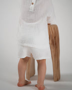 Short Grain de sable -  Blanc