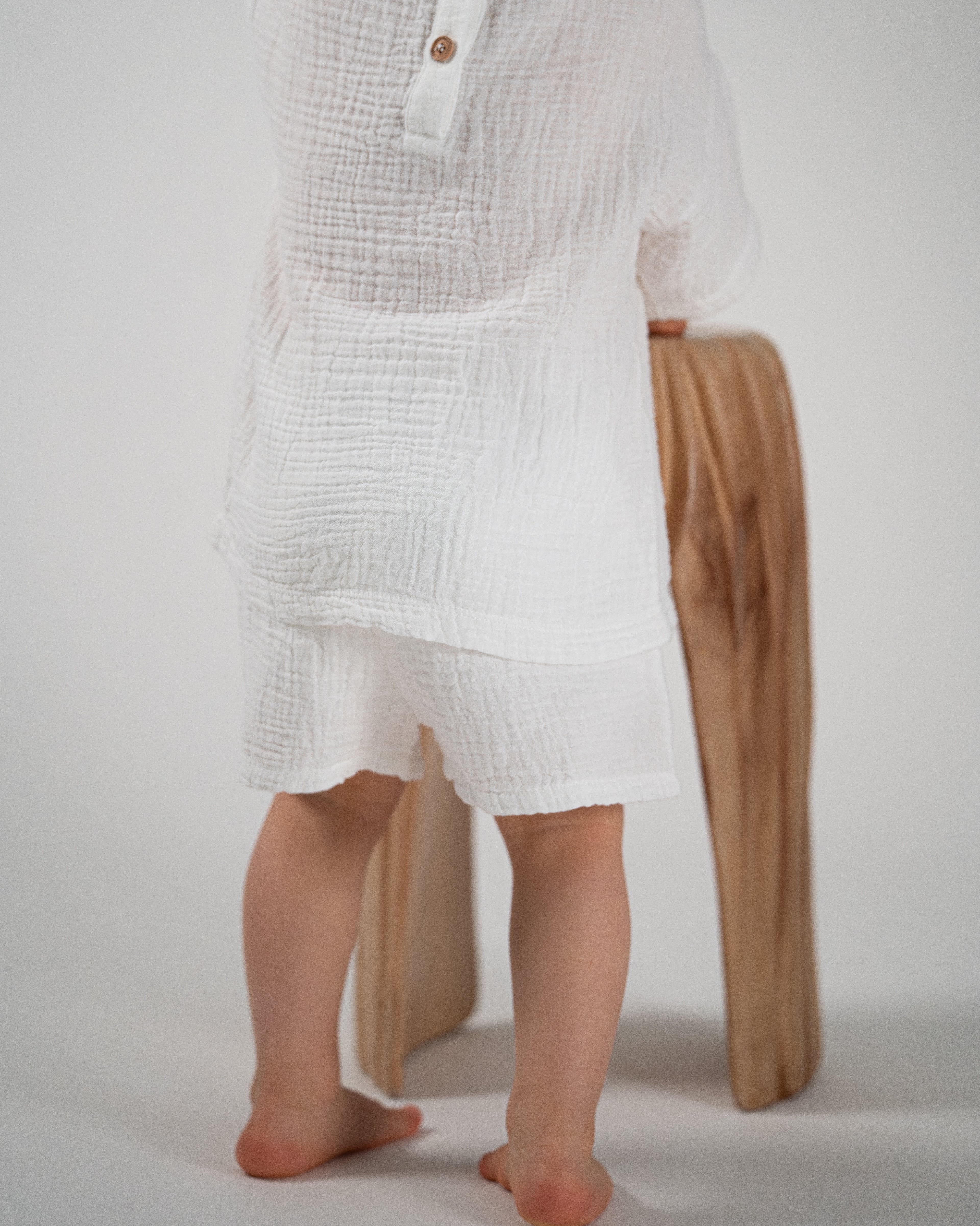 Short Grain de sable -  Blanc