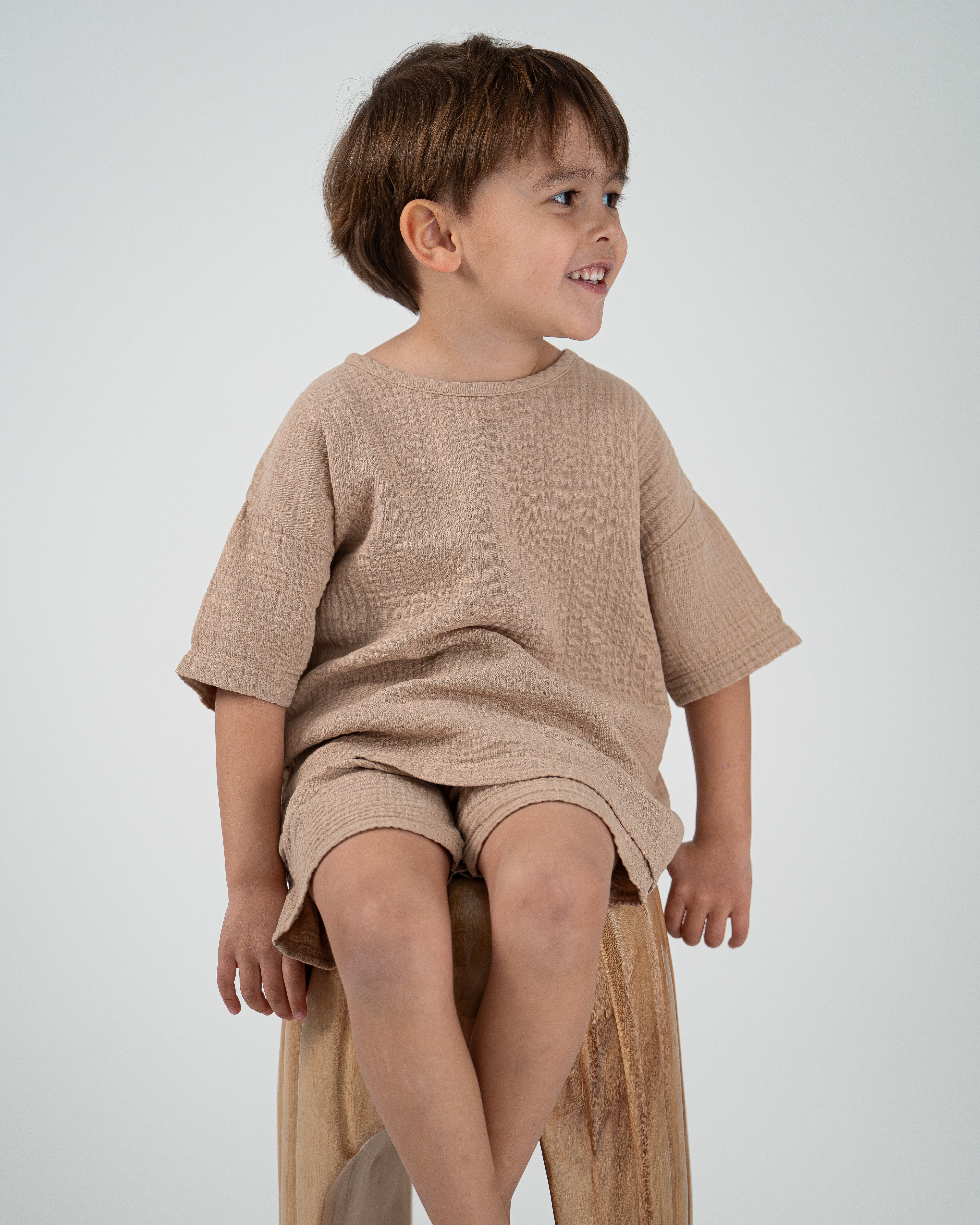 T-Shirt Grain de sable -  Taupe
